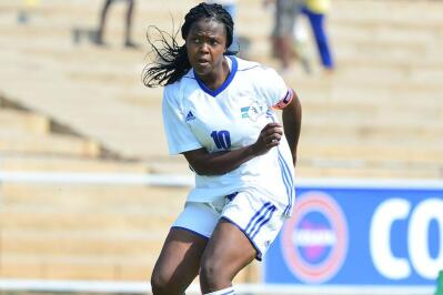 Lesotho women's football captain Boitumelo Rabele