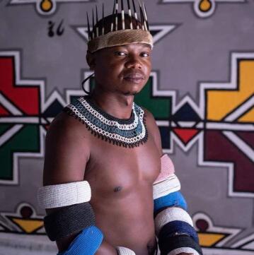 A man in Ndebele attire