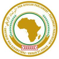 The logo of the Pan African Parliament