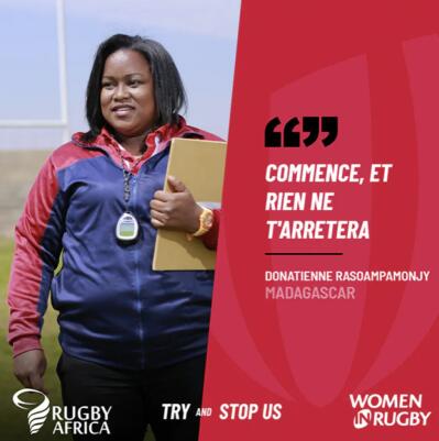 Madagascar strength and conditioning coach Donatienne Rasoampamonjy