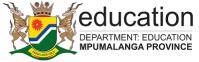 The logo of the Mpumalanga department of education
