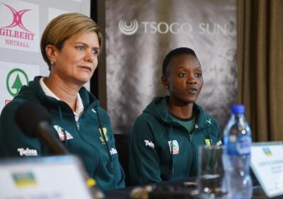 Head Coach of Proteas, Dorette Badenhorst and Captain of Proteas, Bongi Msomi
