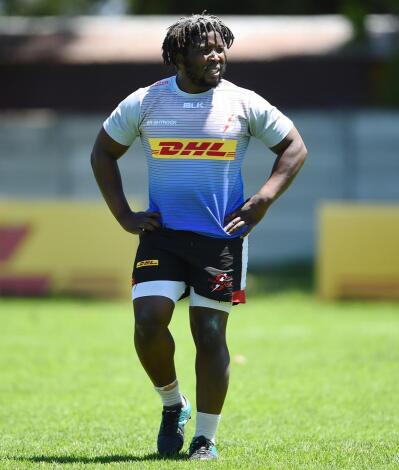 Stormers player Scarra Ntubeni during a training session