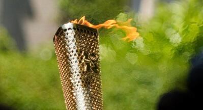 Olympic torch.