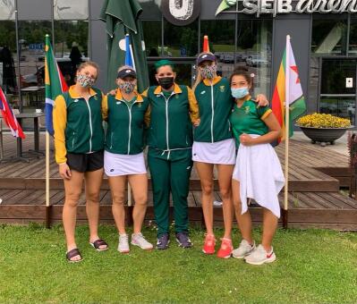 The five SA women’s tennis players