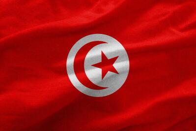 Tunisian flag.