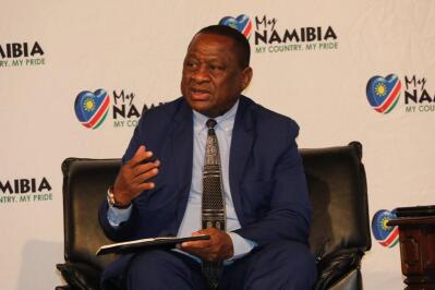 Namibian Health Minister Dr Kalumbi Shangula