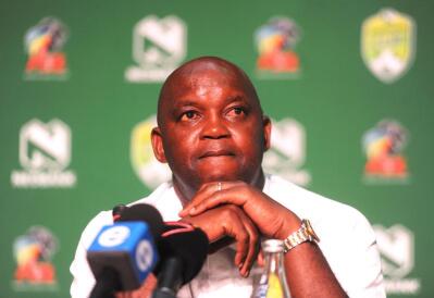 Al Ahly coach Pitso Mosimane during a press conference