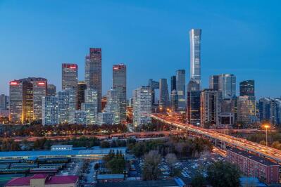 Skyline of China.